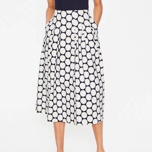 BODEN Theodora pleated skirt sz 8R